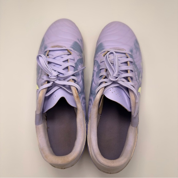 NIKE Tiempo Legend X Academy FG MG Purple Volt Soccer Cleats Men’s 8.5/ Women 10 - Picture 13 of 16